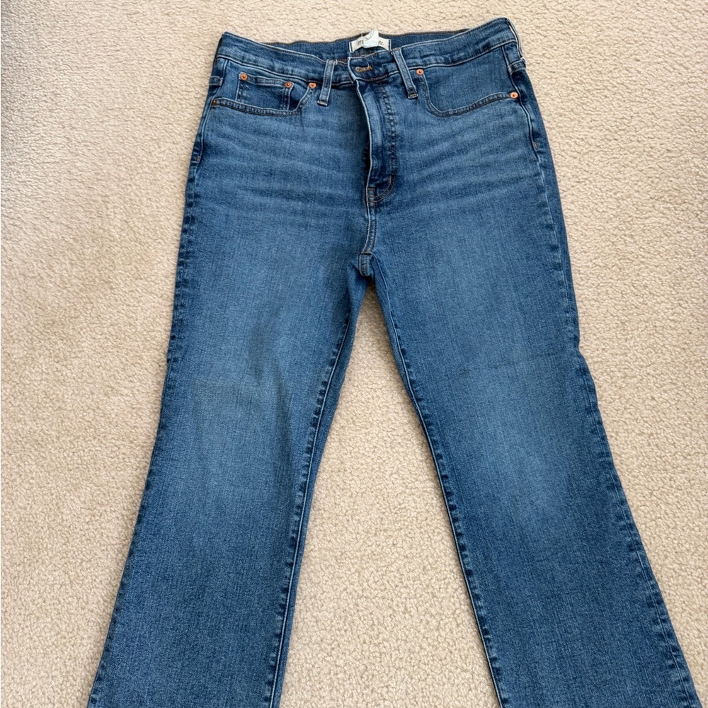Madewell Blue Kick Crop Women's Jeans